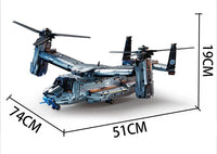 Thumbnail for 1486PCS Fish Eagle Fighter Jet Building Blocks