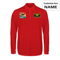 Thumbnail for Husband & Dad & Pilot & Legend Designed Long Sleeve Polo T-Shirts
