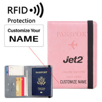 Thumbnail for JET2 Airlines Designed Passport Cover Travel Wallet Passport Holder