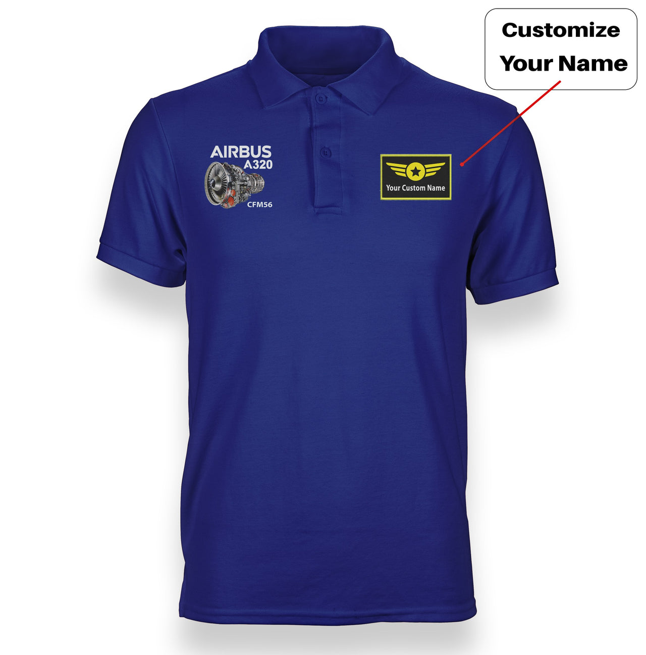 Airbus A320 & CFM56 Engine Designed "WOMEN" Polo T-Shirts