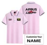 Thumbnail for Amazing Airbus A320neo Designed Stylish Polo T-Shirts (Double-Side)