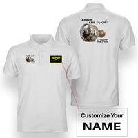 Thumbnail for Airbus A320 & V2500 Engine Designed Double Side Polo T-Shirts