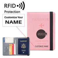Thumbnail for Scoot Airlines Designed Passport Cover Travel Wallet Passport Holder