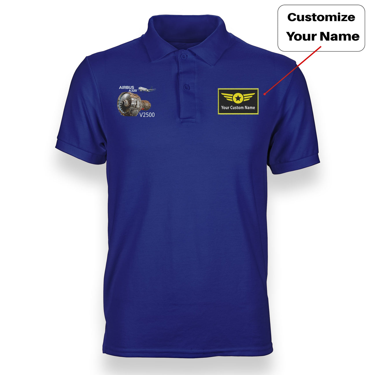 Airbus A320 & V2500 Engine Designed "WOMEN" Polo T-Shirts