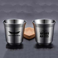 Thumbnail for Antonov AN-225 & Plane Designed Double Wall Stainless Steel Coffee Mugs