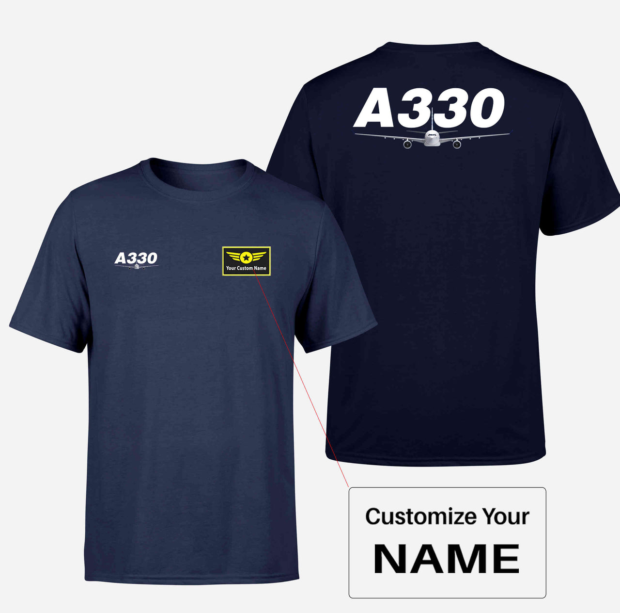 Super Airbus A330 Double-Side T-Shirts