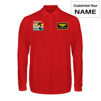 Thumbnail for Husband & Dad & Aircraft Mechanic & Legend Designed Long Sleeve Polo T-Shirts