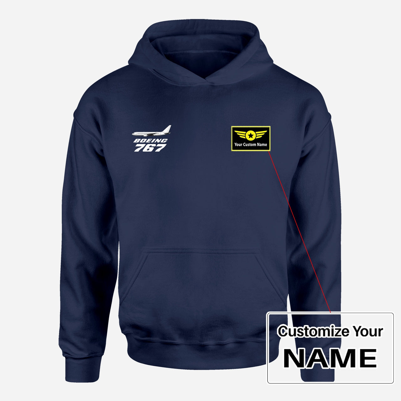 The Boeing 767 Designed Hoodies