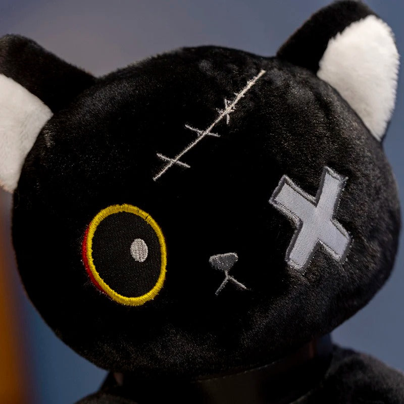 Spooky Gothic Cat Plush/Stuffed Toys, Cute Horror Cat Doll