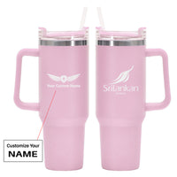 Thumbnail for Sri Lankan Airlines 40oz Stainless Steel Car Mug With Holder