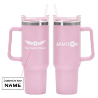 Thumbnail for Aviation Designed 40oz Stainless Steel Car Mug With Holder