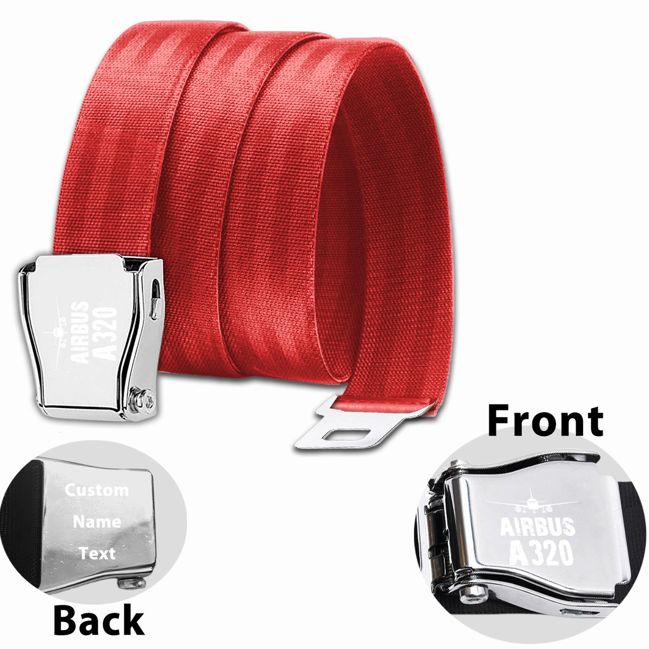 Airbus A320 & Plane Designed Fashion Airplane Seat Belts