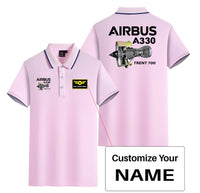 Thumbnail for Airbus A330 & Trent 700 Engine Designed Stylish Polo T-Shirts (Double-Side)