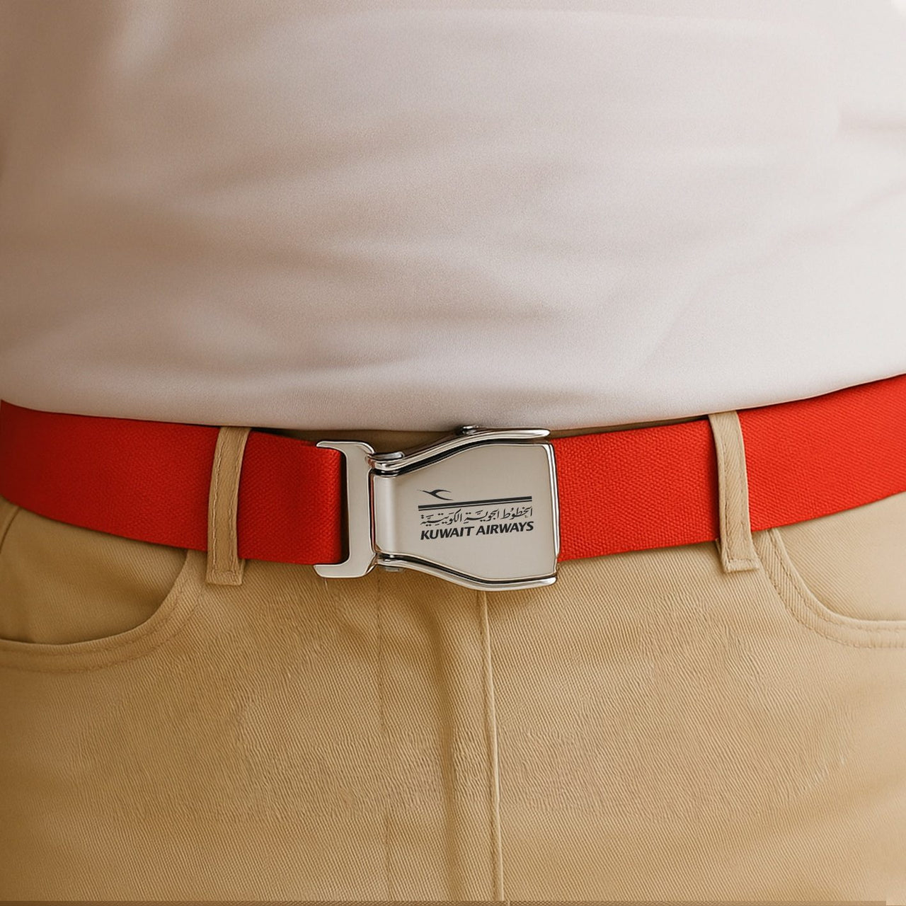 Kuwait Airways Airlines Designed Fashion Airplane Seat Belts