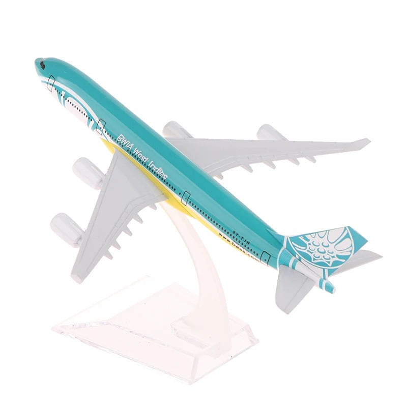 Caribbean Airlines Airbus A340 Airplane Model  (16CM)