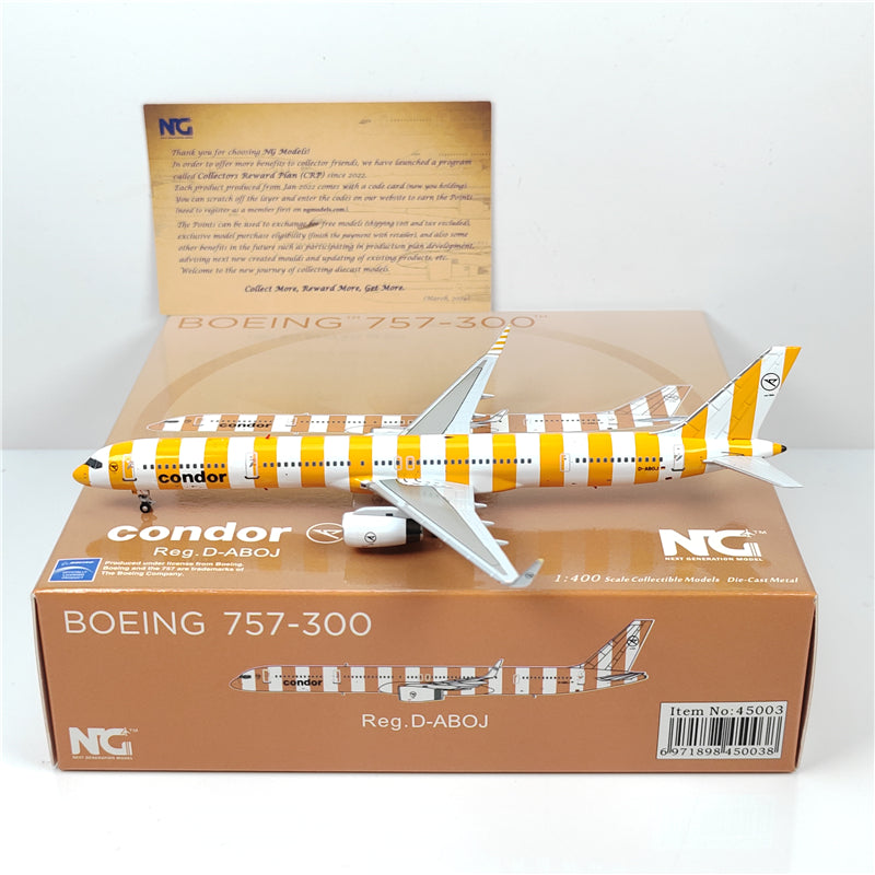 Condor Airlines Boeing B757-300 D-ABOJ Airplane Model (1:400 Scale)