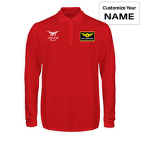 Thumbnail for Drone Pilot Designed Long Sleeve Polo T-Shirts