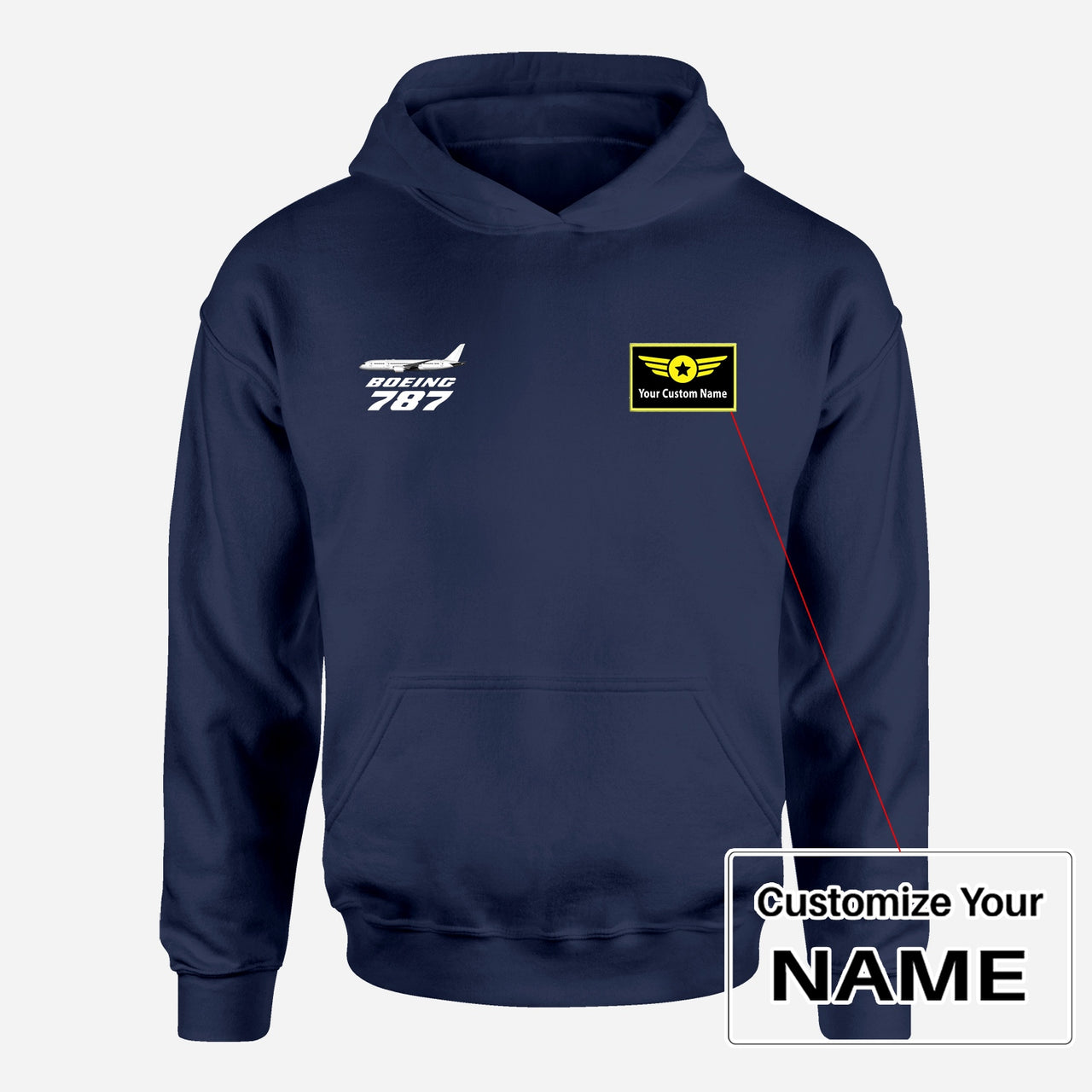 The Boeing 787 Designed Hoodies