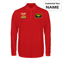 Thumbnail for Retro Glider Designed Long Sleeve Polo T-Shirts