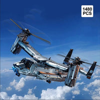 Thumbnail for 1486PCS Fish Eagle Fighter Jet Building Blocks