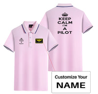 Thumbnail for Keep Calm I'm a Pilot Designed Stylish Polo T-Shirts (Double-Side)