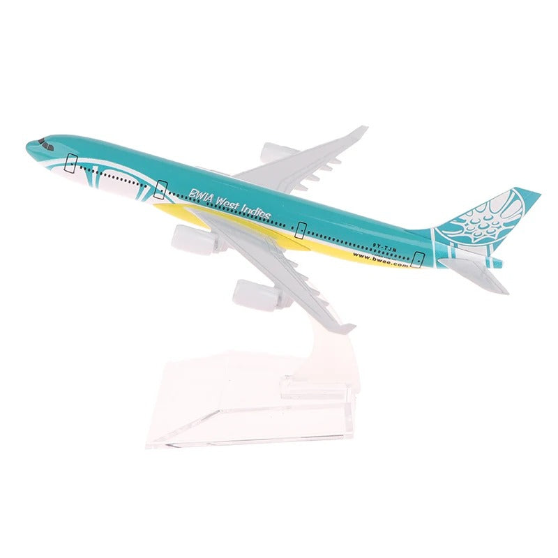Caribbean Airlines Airbus A340 Airplane Model  (16CM)