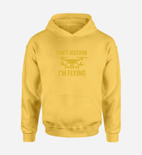 Thumbnail for Don't Disturb I'm Flying Designed Hoodies