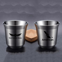 Thumbnail for American Airlines Designed Double Wall Stainless Steel Coffee Mugs