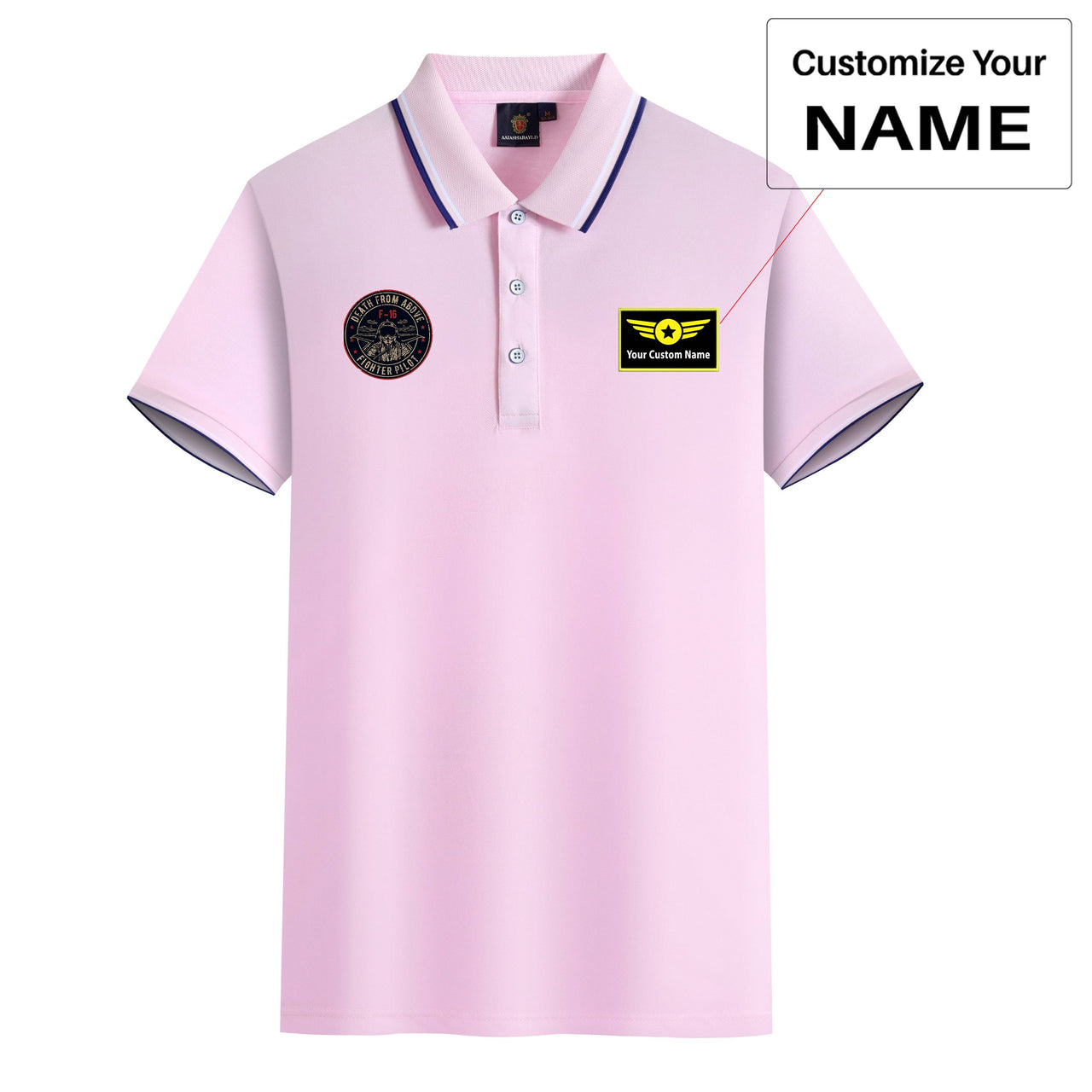 Fighter Jet 16 - Death From Above Designed Stylish Polo T-Shirts