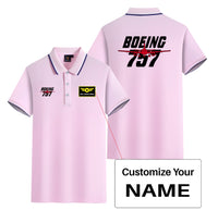 Thumbnail for Amazing Boeing 757 Designed Stylish Polo T-Shirts (Double-Side)