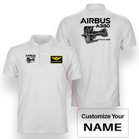Thumbnail for Airbus A380 & Trent 900 Engine Designed Double Side Polo T-Shirts