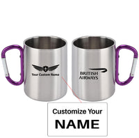 Thumbnail for British Airways Airlines Designed Stainless Steel Outdoors Mugs