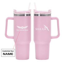 Thumbnail for SilkAir 40oz Stainless Steel Car Mug With Holder