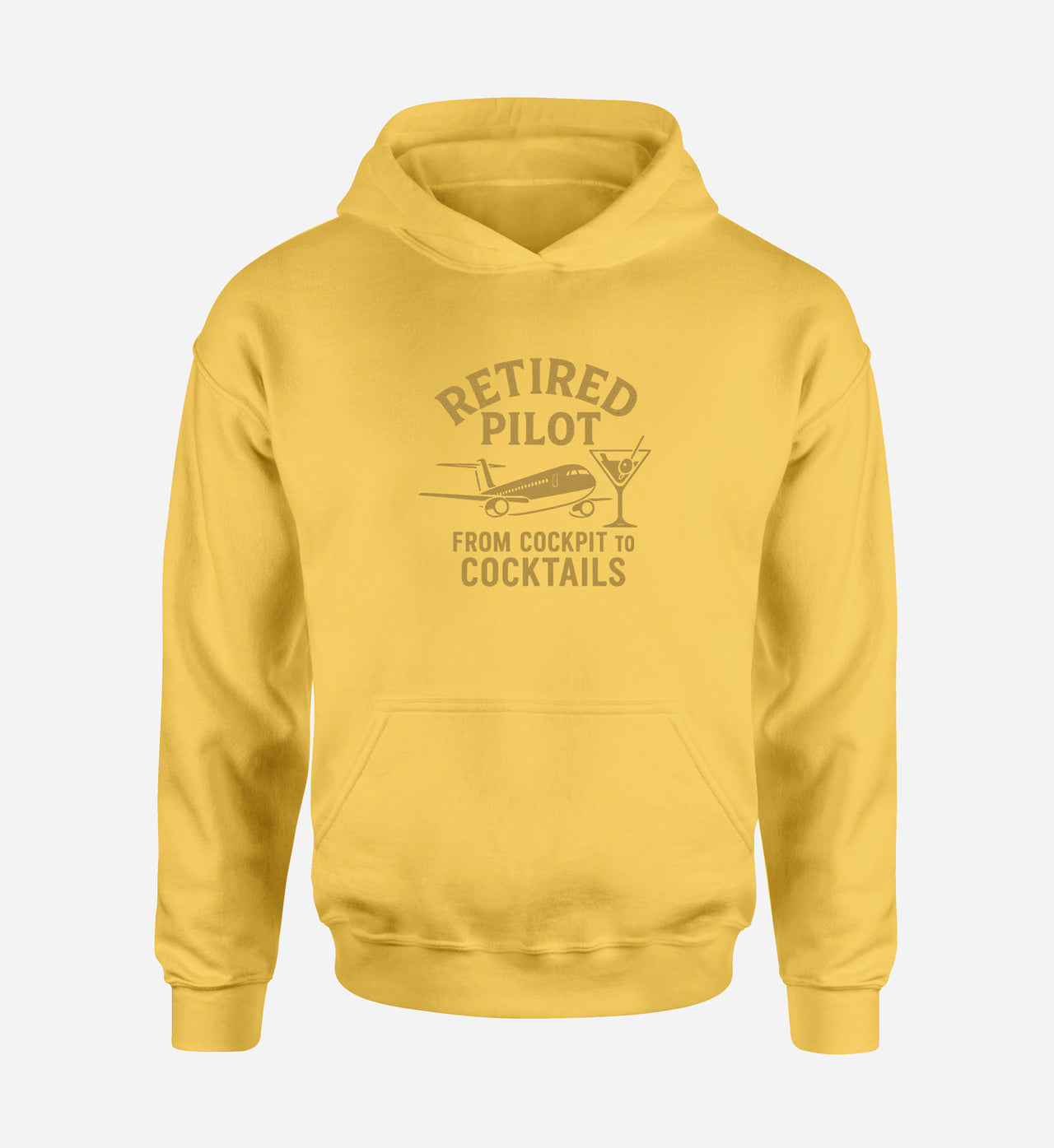 Retired Pilot & Coctails Designed Hoodies
