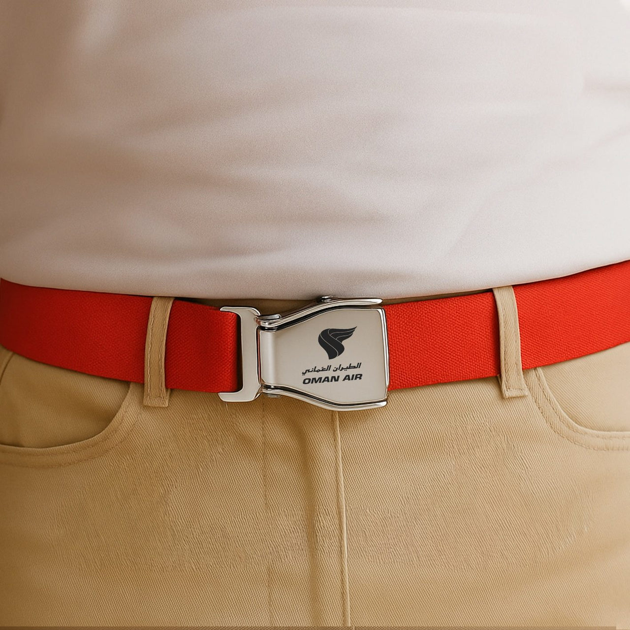 Oman Airlines Designed Fashion Airplane Seat Belts