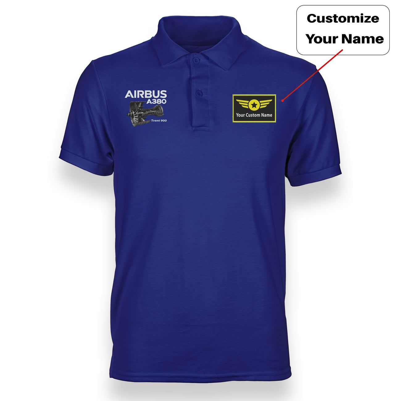 Airbus A380 & Trent 900 Engine Engine Designed "WOMEN" Polo T-Shirts
