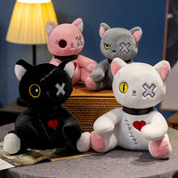Thumbnail for Spooky Gothic Cat Plush/Stuffed Toys, Cute Horror Cat Doll