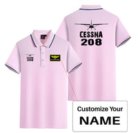 Thumbnail for Cessna 208 & Plane Designed Stylish Polo T-Shirts (Double-Side)