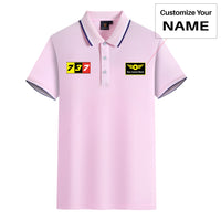 Thumbnail for Flat Colourful 737 Designed Stylish Polo T-Shirts