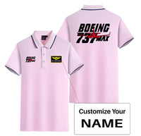 Thumbnail for Amazing 737 Max Designed Stylish Polo T-Shirts (Double-Side)