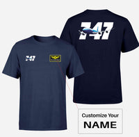 Thumbnail for Super Boeing 747 Designed Double-Side T-Shirts