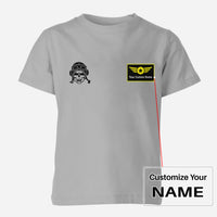 Thumbnail for Skeleton Pilot Designed Children T-Shirts