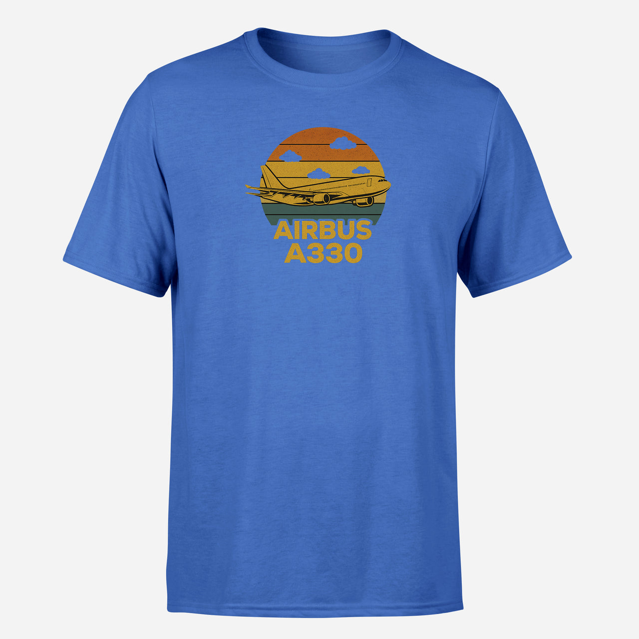 Retro Airbus A330 Design Super Quality T-Shirts