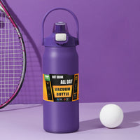 Thumbnail for Portable Thermos with Straw Outdoor Sport 304 Stainless Steel Thermal Mug Tumbler Travel Outdoor Vacuum Flasks Hot Water Bottle