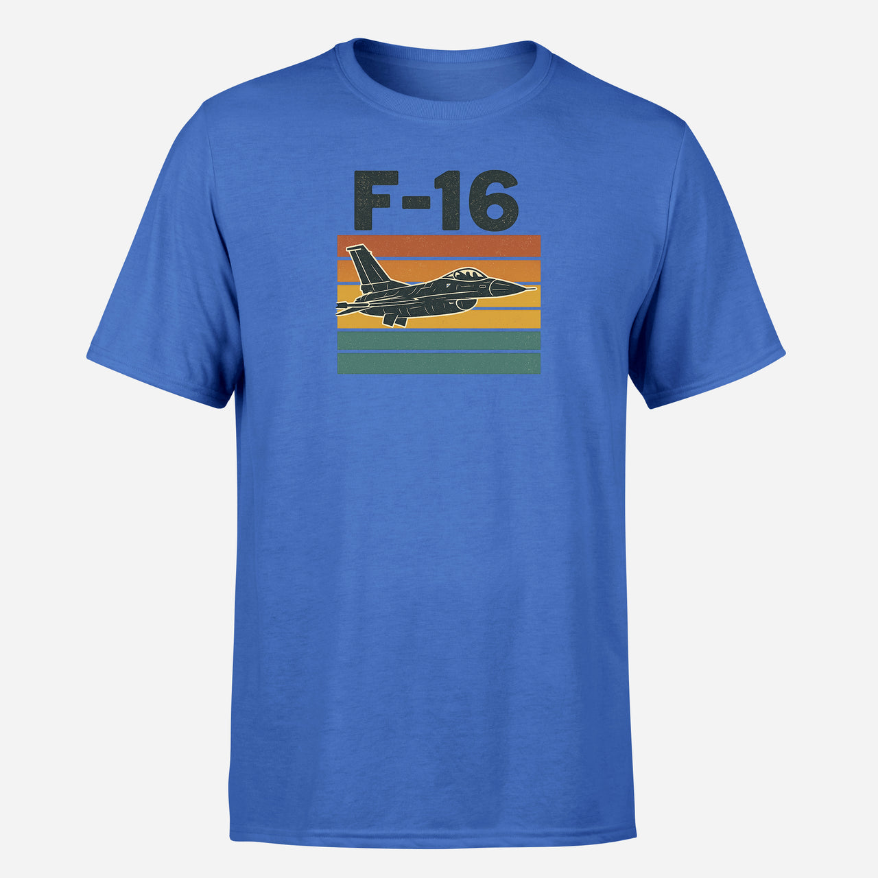 Retro Fighter Jet F16 Design Super Quality T-Shirts