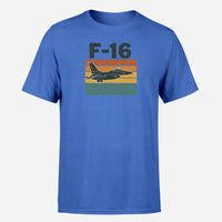 Thumbnail for Retro Fighter Jet F16 Design Super Quality T-Shirts
