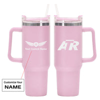 Thumbnail for ATR & Text Designed 40oz Stainless Steel Car Mug With Holder