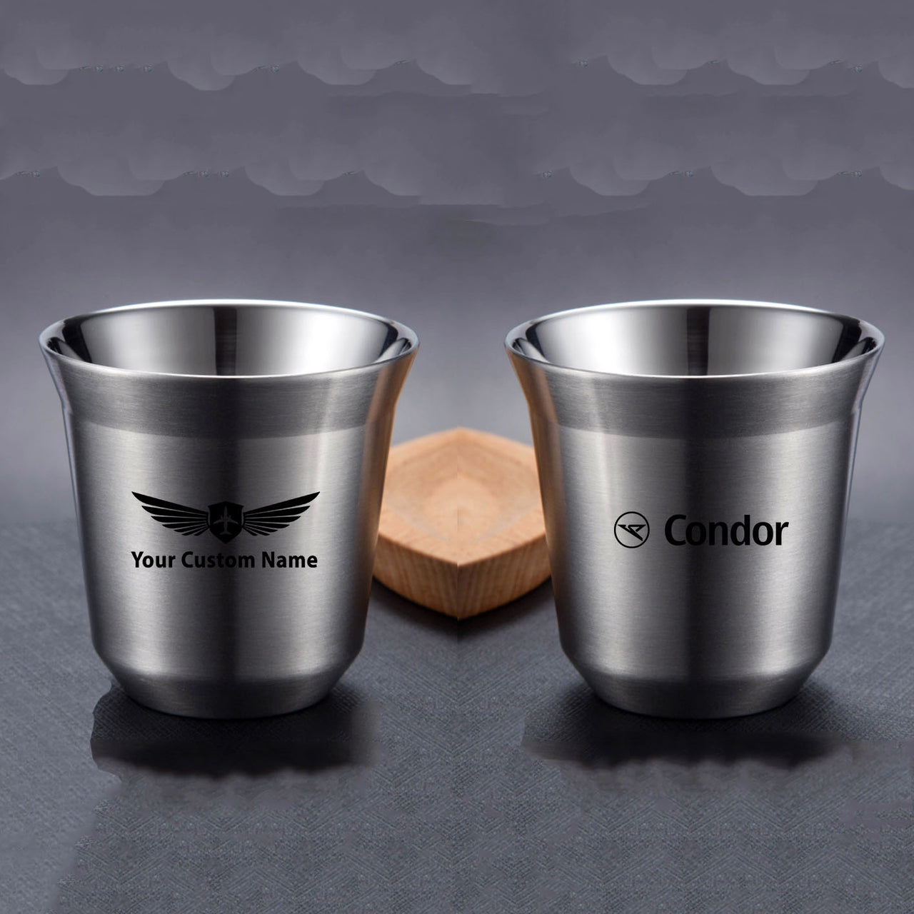 condor air Double Wall Stainless Steel Coffee Mugs