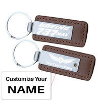 Thumbnail for Boeing 737Max Faux Leather Key Chains