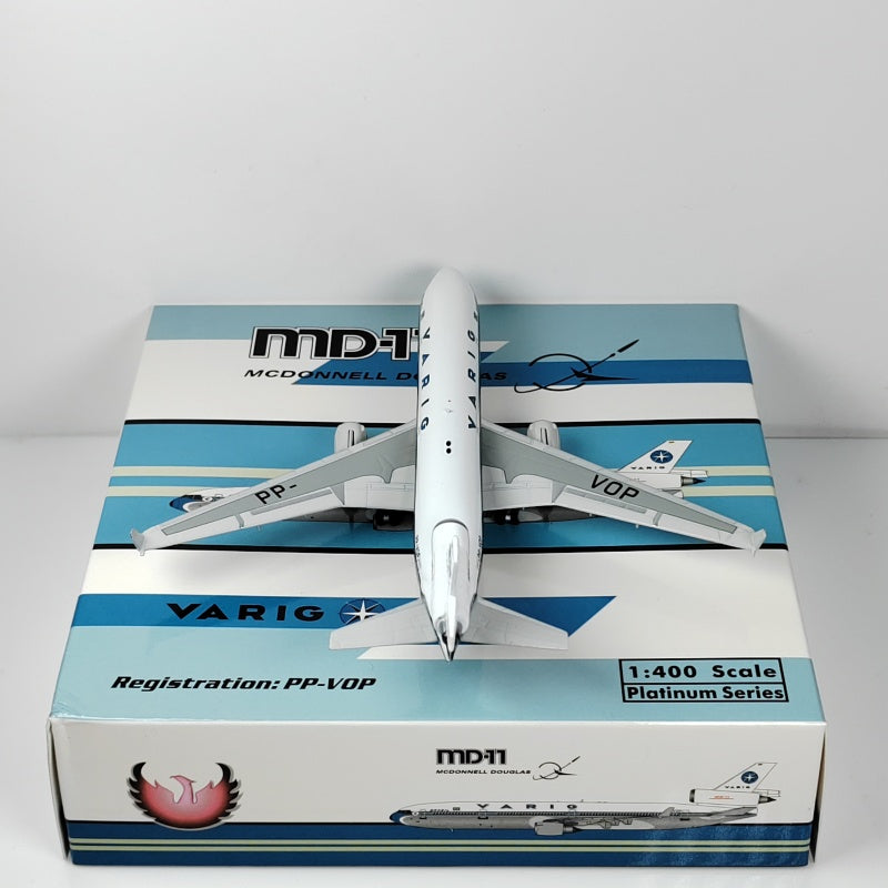 Rio Grande Airlines McDonnell DouglasANK MD-11 PP-VOP Airplane Model (1/400 Scale)